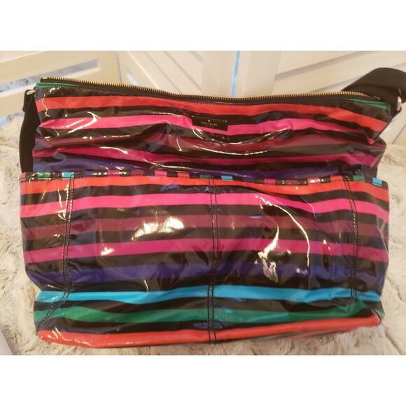 KATE SPADE DAYCATION SERENA MULTI STRIPE BABY BAG - Picture 4 of 7